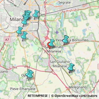 Mappa Via della Libertà, 20097 San Donato Milanese MI, Italia (5.17333)