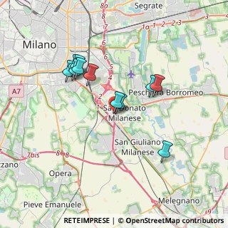 Mappa Via Emilia bis, 20097 San Donato Milanese MI, Italia (3.16182)