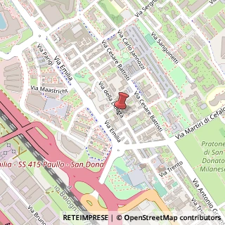 Mappa Via della Libertà, 55, 20097 San Donato Milanese, Milano (Lombardia)