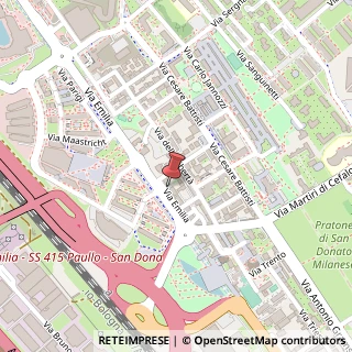 Mappa Strada Statale 9 Via Emilia, 22A, 20097 San Donato Milanese, Milano (Lombardia)