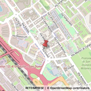 Mappa SS9, 22, 20097 San Donato Milanese, Milano (Lombardia)