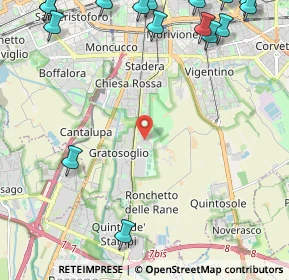 Mappa Via Giuseppe Tomaselli, 20142 Milano MI, Italia (3.42188)