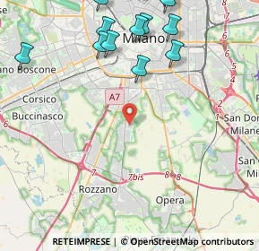 Mappa Via Giuseppe Tomaselli, 20142 Milano MI, Italia (5.58077)
