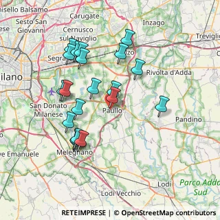 Mappa Via Milano, 20067 Paullo MI, Italia (7.193)