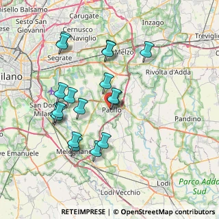 Mappa Via Milano, 20067 Paullo MI, Italia (7.32)