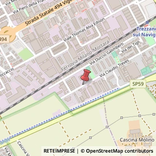 Mappa Via Claudio Treves, 61, 20090 Trezzano sul Naviglio, Milano (Lombardia)