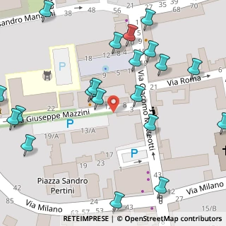 Mappa Via Mazzini Giuseppe, 20067 Paullo MI, Italia (0.0855)