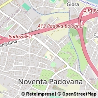 Hartă Noventa Padovana