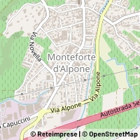 Karte Monteforte d'Alpone
