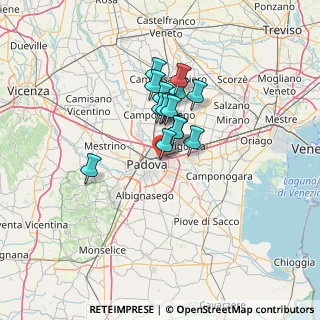 Mappa Via Giovanni Nicotera, 35129 Padova PD, Italia (8.91333)