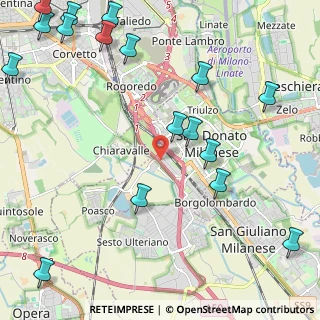 Mappa Strada Comunale Sorigherio, 20097 San Donato Milanese MI, Italia (3.07176)