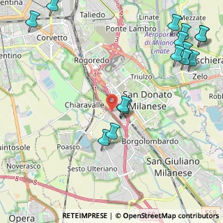 Mappa Strada Comunale Sorigherio, 20097 San Donato Milanese MI, Italia (2.94467)