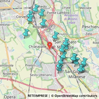 Mappa Strada Comunale Sorigherio, 20097 San Donato Milanese MI, Italia (2.2715)