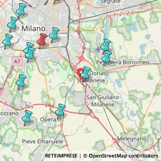 Mappa Strada Comunale Sorigherio, 20097 San Donato Milanese MI, Italia (6.03357)
