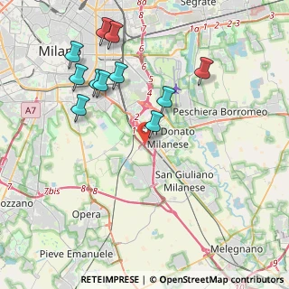 Mappa Strada Comunale Sorigherio, 20097 San Donato Milanese MI, Italia (4.27818)
