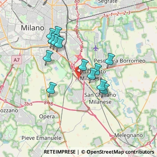 Mappa Strada Comunale Sorigherio, 20097 San Donato Milanese MI, Italia (3.30462)