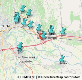 Mappa Via N. Copernico, 37036 San Martino Buon Albergo VR, Italia (4.24706)