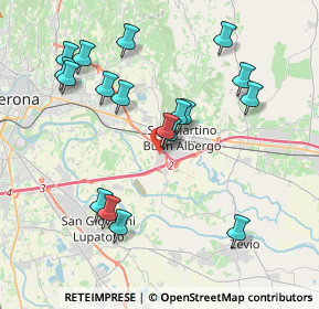 Mappa Via N. Copernico, 37036 San Martino Buon Albergo VR, Italia (4.005)