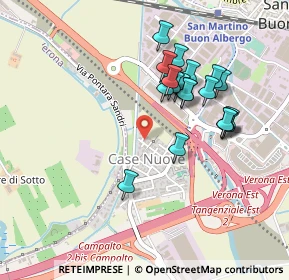 Mappa Via N. Copernico, 37036 San Martino Buon Albergo VR, Italia (0.4185)