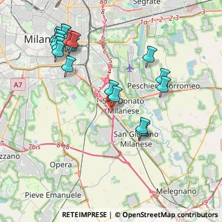 Mappa Via della Liberazione, 20098 Area Industriale MI, Italia (4.74211)