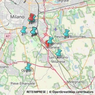 Mappa Via della Liberazione, 20098 Area Industriale MI, Italia (3.96455)
