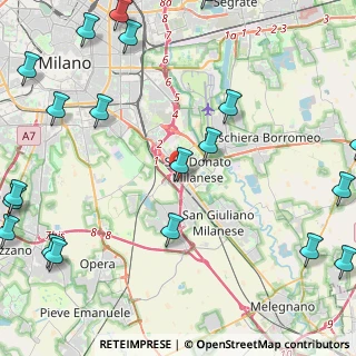 Mappa Via della Liberazione, 20098 Area Industriale MI, Italia (6.6425)