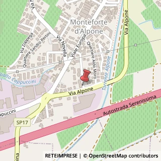Mappa Via Alpone, 42, 37032 Monteforte d'Alpone, Verona (Veneto)