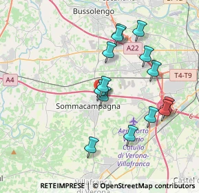 Mappa Via Antonio Salieri, 37066 Sommacampagna VR, Italia (3.55214)