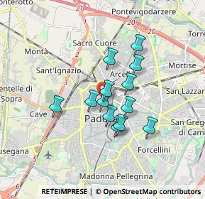 Mappa Piazzale Mazzini, 35137 Padova PD, Italia (1.24385)