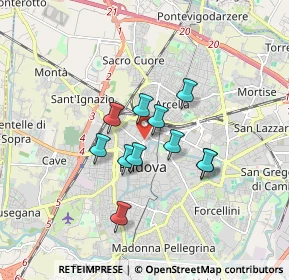 Mappa Piazzale Mazzini, 35137 Padova PD, Italia (1.25545)