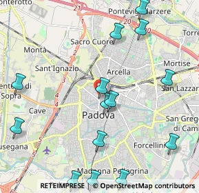 Mappa Piazzale Mazzini, 35137 Padova PD, Italia (2.80438)