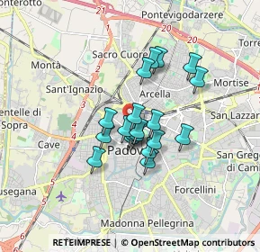 Mappa Piazzale Mazzini, 35137 Padova PD, Italia (1.18105)