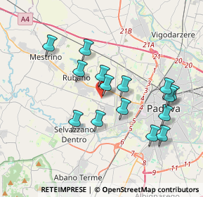 Mappa Piazza Carlo Leoni, 35030 Selvazzano dentro PD, Italia (3.49933)