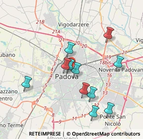 Mappa Piazzetta Gasparotto Cesira, 35131 Padova PD, Italia (3.55727)