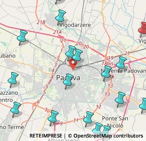 Mappa Piazzetta Gasparotto Cesira, 35131 Padova PD, Italia (6.17)