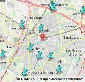 Mappa Piazzetta Gasparotto Cesira, 35131 Padova PD, Italia (2.69273)