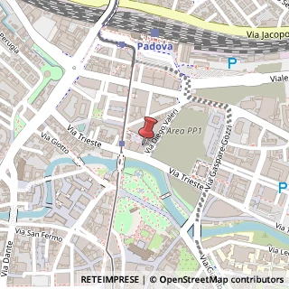 Mappa Piazza Gasparotto, 17, 35131 Padova, Padova (Veneto)