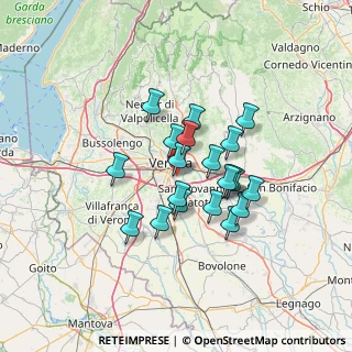 Mappa Strada Santa Caterina, 37134 Verona VR, Italia (10.376)