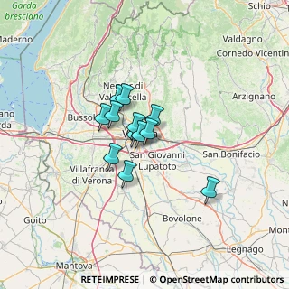 Mappa Strada Santa Caterina, 37134 Verona VR, Italia (7.96417)