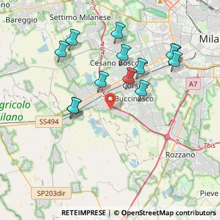 Mappa Via Padre Pio, 20090 Trezzano sul Naviglio MI, Italia (4.02231)
