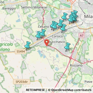 Mappa Via Padre Pio, 20090 Trezzano sul Naviglio MI, Italia (4.48214)