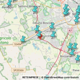 Mappa Via Padre Pio, 20090 Trezzano sul Naviglio MI, Italia (6.834)