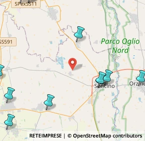 Mappa Unnamed Road, 26029 Soncino CR, Italia (7.4295)