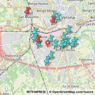 Mappa Via Roveggia, 37135 Verona VR, Italia (1.63947)