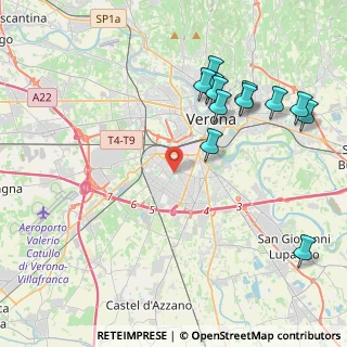 Mappa Via Roveggia, 37135 Verona VR, Italia (4.6175)