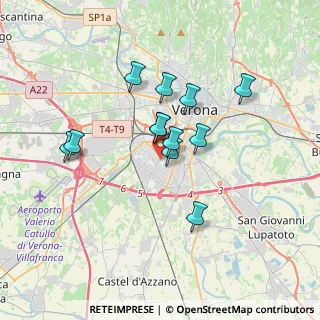Mappa Via Roveggia, 37135 Verona VR, Italia (2.80333)