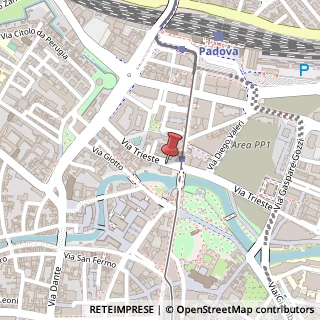 Mappa Via Trieste, 32, 35121 Padova, Padova (Veneto)