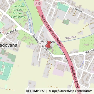 Mappa Via Marconi, 32, 35027 Noventa Padovana, Padova (Veneto)