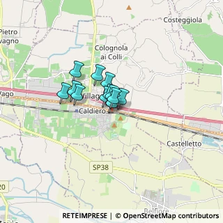Mappa Via Capovilla, 37042 Caldiero VR, Italia (0.83667)