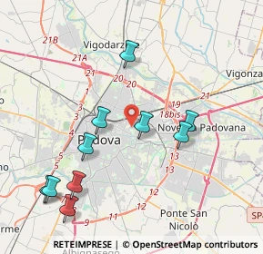 Mappa Via Don Giovanni Verità, 35131 Padova PD, Italia (4.64636)
